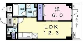 グランステージ綱島  ｜ 神奈川県横浜市港北区綱島東５丁目（賃貸マンション1LDK・1階・44.48㎡） その2