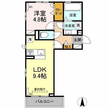 同じ建物の物件間取り写真 - ID:223032417842