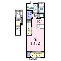 メゾン・シュエットＡ 202 ｜ 福島県双葉郡富岡町大字小浜字大膳町（賃貸アパート1K・2階・40.74㎡） その2