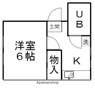 同じ建物の物件間取り写真 - ID:204002381774