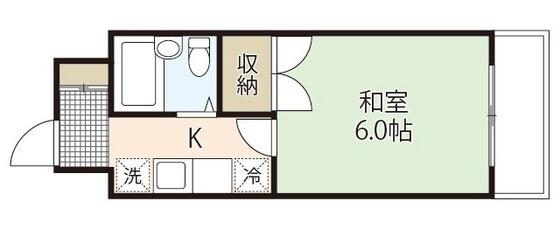 ピアーチェ住吉｜広島県広島市中区住吉町(賃貸マンション1K・6階・20.00㎡)の写真 その2