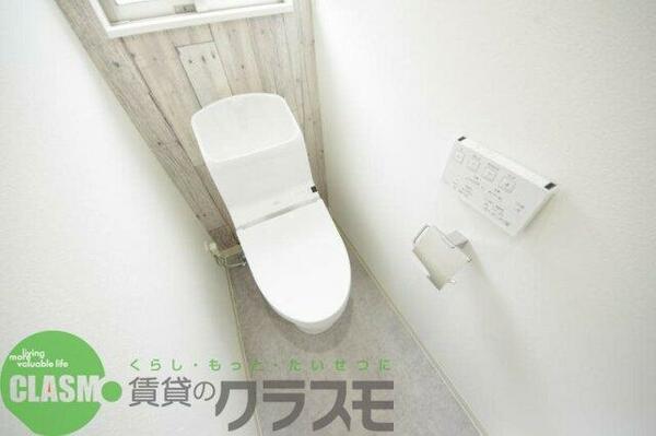 画像7:シンプルで使いやすいトイレです