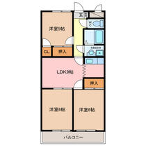 サンモールマンション 106 ｜ 三重県伊勢市小俣町元町（賃貸マンション3LDK・1階・57.00㎡） その2