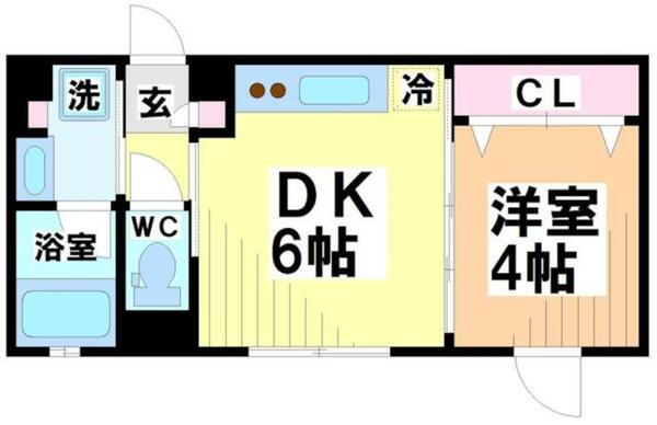 東京都中野区南台４丁目(賃貸マンション1DK・1階・27.53㎡)の写真 その2