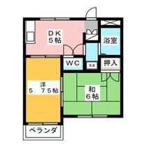 ＴＩＭＥ２  ｜ 埼玉県さいたま市北区盆栽町（賃貸アパート2DK・2階・37.00㎡） その2