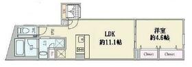 レーヴレジデンス高輪（Ｒｅｖｅ　Ｒｅｓｉｄｅｎｃｅ　高輪） 401 ｜ 東京都港区高輪２丁目（賃貸マンション1LDK・4階・37.13㎡） その2