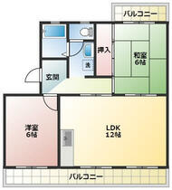 アルテハイム・Ｋ 203 ｜ 静岡県磐田市一言（賃貸マンション2LDK・2階・55.40㎡） その2