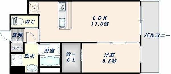 プレジオ八戸ノ里 604｜大阪府東大阪市下小阪５丁目(賃貸マンション1LDK・6階・39.29㎡)の写真 その2