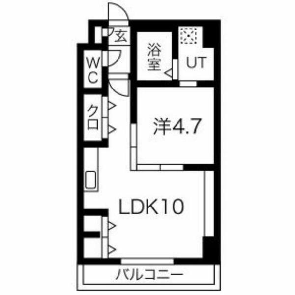 レベント岐阜 603｜岐阜県岐阜市長住町４丁目(賃貸アパート1LDK・6階・36.40㎡)の写真 その2