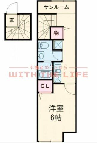 Ｓ・Ｔ・Ｇ｜佐賀県鳥栖市儀徳町(賃貸アパート1K・1階・27.20㎡)の写真 その2