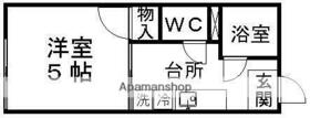 コーポラスよこさわ 206 ｜ 宮城県仙台市青葉区小田原４丁目（賃貸アパート1K・2階・19.50㎡） その2