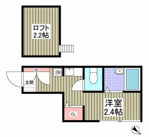 同じ建物の物件間取り写真 - ID:214051790653