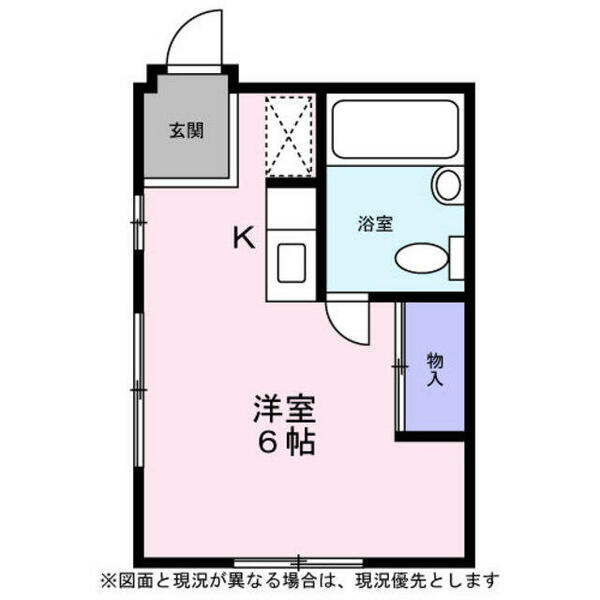 アビタシオン海神 0101｜千葉県船橋市海神３丁目(賃貸アパート1R・1階・14.69㎡)の写真 その2