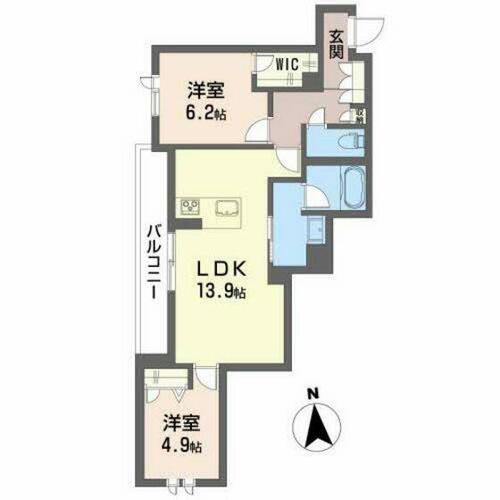 同じ建物の物件間取り写真 - ID:216001950794