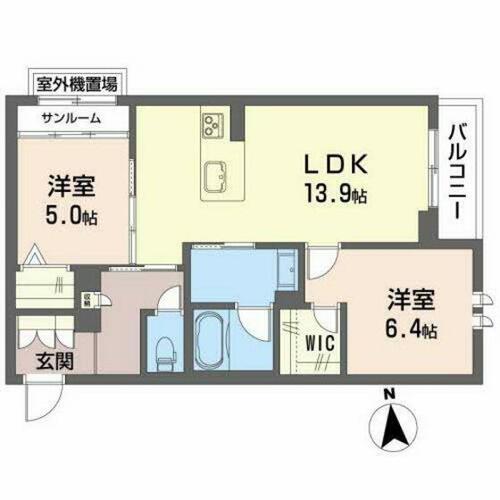 同じ建物の物件間取り写真 - ID:216001950770