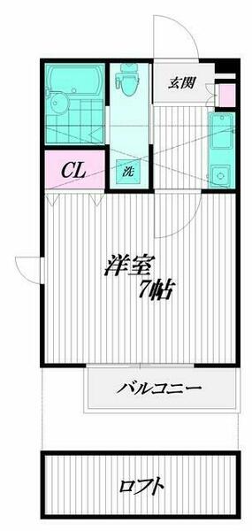 神奈川県横浜市港北区篠原東３丁目(賃貸アパート1K・2階・19.87㎡)の写真 その2