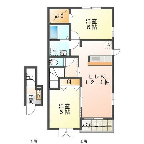 同じ建物の物件間取り写真 - ID:224004787381