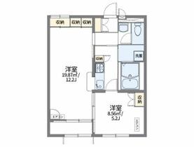 レオパレスハピネスＮＡＷＡＴＥ 102 ｜ 大阪府四條畷市二丁通町（賃貸アパート1LDK・1階・43.06㎡） その2