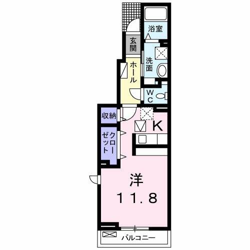 ネオブローテ泉佐野 106｜大阪府泉佐野市新町３丁目(賃貸アパート1K・1階・34.15㎡)の写真 その2