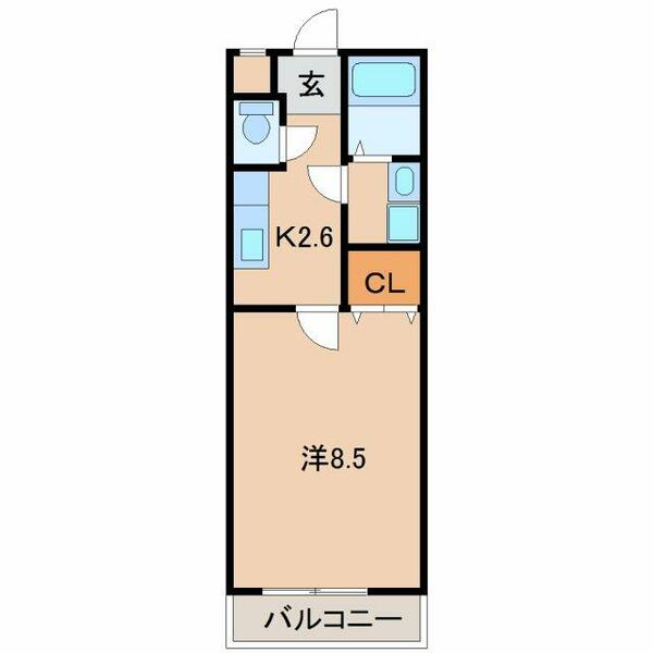 フジパレスＹ＆Ｔ｜和歌山県和歌山市中之島(賃貸アパート1K・2階・27.20㎡)の写真 その2