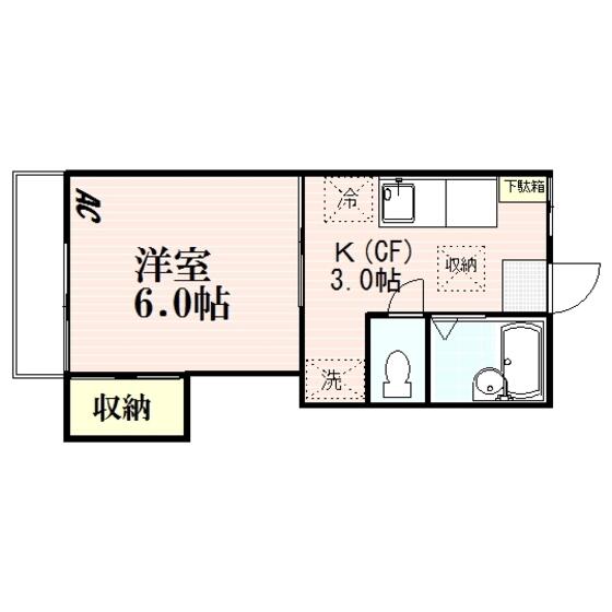 東京都練馬区東大泉１丁目(賃貸アパート1K・1階・23.10㎡)の写真 その2