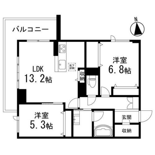 同じ建物の物件間取り写真 - ID:204004156830