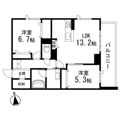 同じ建物の物件間取り写真 - ID:204004156835