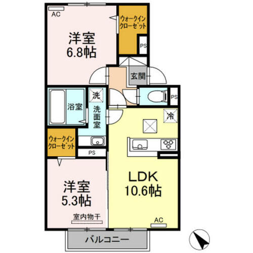 同じ建物の物件間取り写真 - ID:244003974051