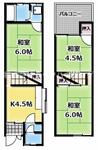 四條畷市岡山テラスハウス右のイメージ