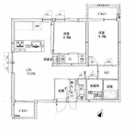 同じ建物の物件間取り写真 - ID:223032196139