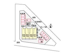 ツリー・ビレッジアイル 101 ｜ 福島県会津若松市河東町南高野字高塚（賃貸アパート1K・1階・36.41㎡） その3