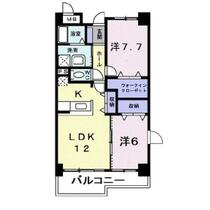 セントラルヴィレッジ 101 ｜ 群馬県高崎市下佐野町（賃貸マンション2LDK・1階・56.57㎡） その2