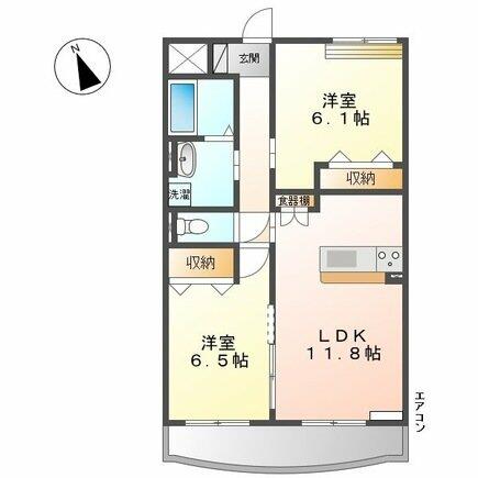 同じ建物の物件間取り写真 - ID:223032485803