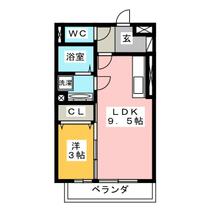 セントラル  ｜ 神奈川県大和市中央１丁目（賃貸アパート1LDK・2階・33.30㎡） その2