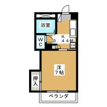 メラベルデＳ棟 212 ｜ 長野県松本市石芝３丁目（賃貸マンション1K・2階・23.21㎡） その2