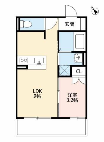 同じ建物の物件間取り写真 - ID:223032426688