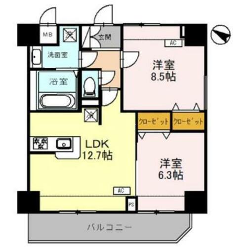 同じ建物の物件間取り写真 - ID:210002694996