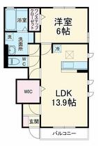 埼玉県さいたま市西区西大宮４丁目（賃貸アパート1LDK・1階・52.78㎡） その2