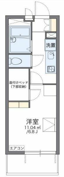 神奈川県川崎市宮前区犬蔵１丁目(賃貸マンション1K・1階・19.87㎡)の写真 その2