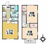 名古屋市瑞穂区牧町３丁目 2階建 築18年のイメージ