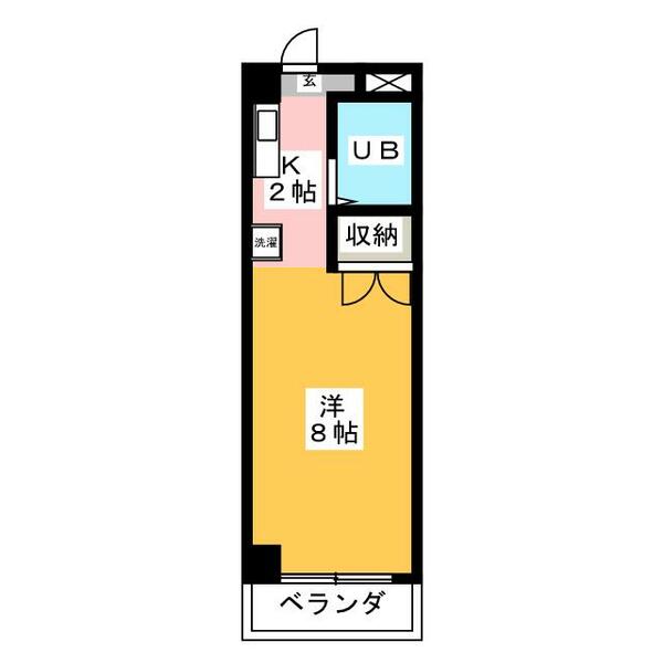 フラッツ加山｜神奈川県横浜市緑区中山１丁目(賃貸マンション1R・1階・22.55㎡)の写真 その2