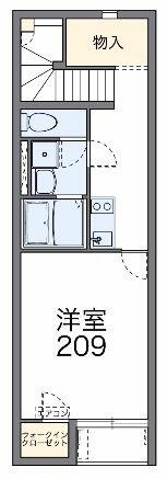 東京都東久留米市中央町６丁目(賃貸アパート1K・2階・31.62㎡)の写真 その2