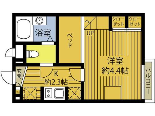 同じ建物の物件間取り写真 - ID:244003839069