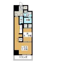 ＣＯＲＮＥＳ　ＨＯＵＳＥ　ＮＡＧＯＹＡ  ｜ 愛知県名古屋市千種区内山３丁目（賃貸マンション1LDK・11階・40.67㎡） その2