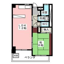 ロジェ露橋  ｜ 愛知県名古屋市中川区前並町（賃貸マンション1LDK・4階・41.04㎡） その2