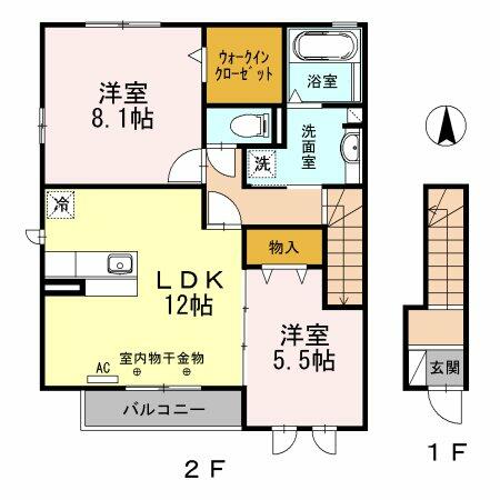 同じ建物の物件間取り写真 - ID:221010595085