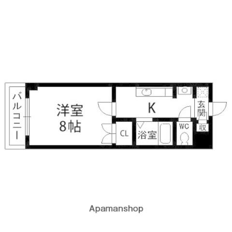 同じ建物の物件間取り写真 - ID:204004269406