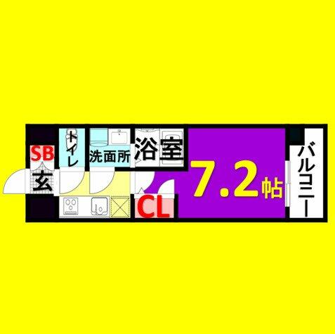 ＵＵＲコート名古屋名駅｜愛知県名古屋市西区名駅２丁目(賃貸マンション1K・11階・24.45㎡)の写真 その2