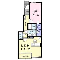 大阪府堺市西区草部（賃貸アパート1LDK・1階・51.90㎡） その2