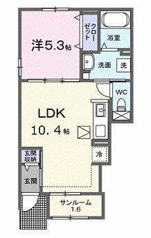 同じ建物の物件間取り写真 - ID:234023947221